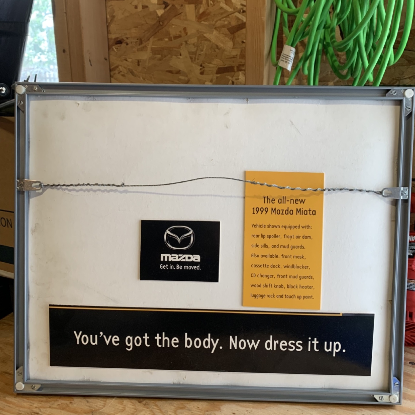 1999 Mazda Miata Framed Advertisement - photo 2