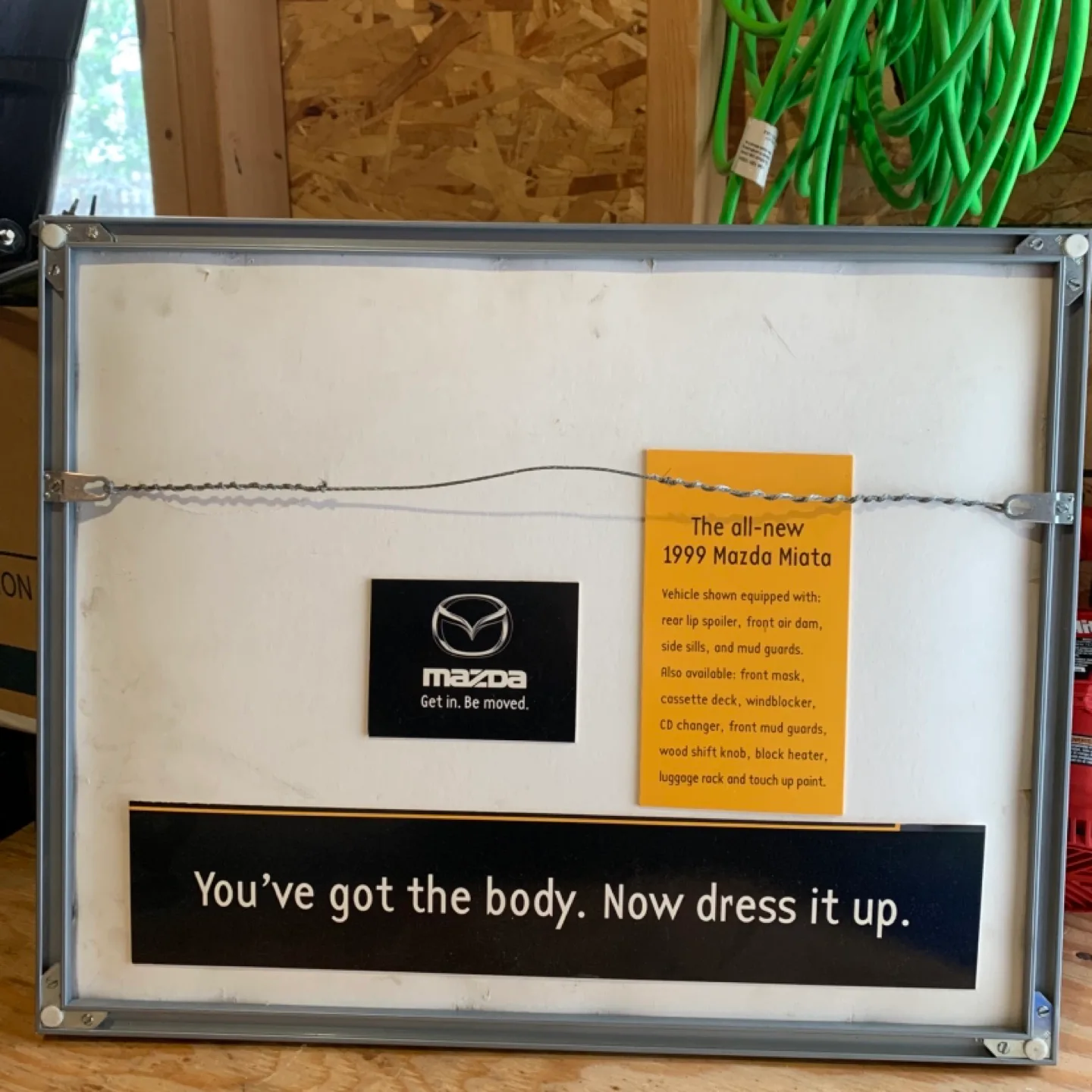 1999 Mazda Miata Framed Advertisement image indicator(2)