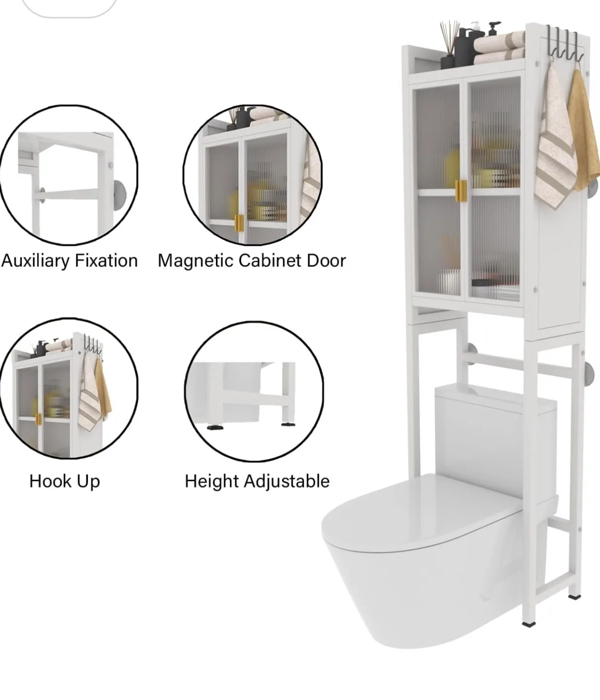 Over The Toilet Storage Cabinet image indicator(3)