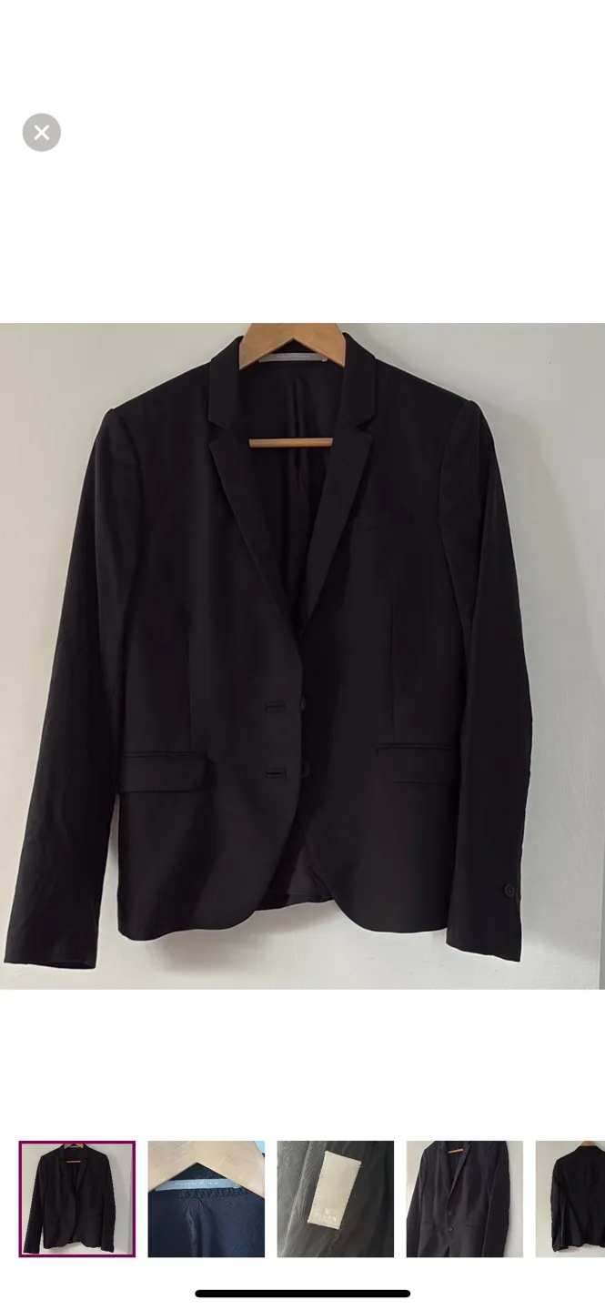 Tiger of Sweden Black Blazer Size 38 thumbnail