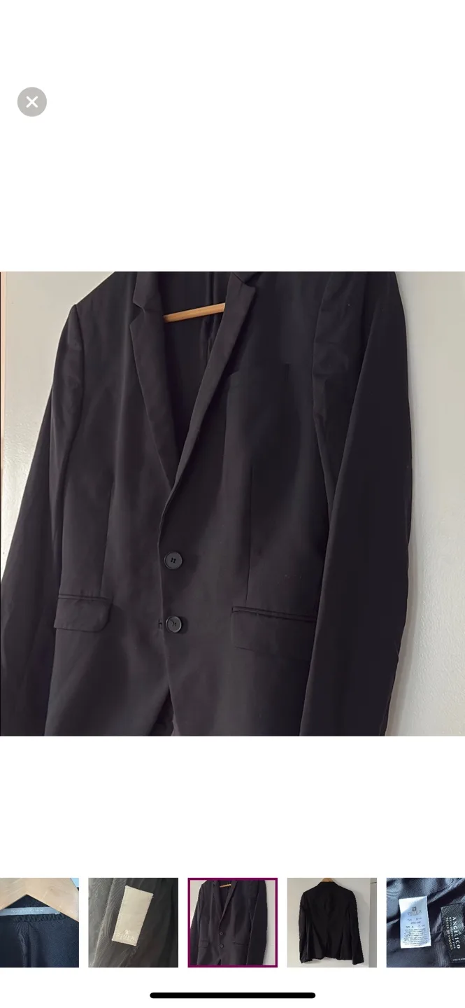 Tiger of Sweden Black Blazer Size 38 image indicator(3)