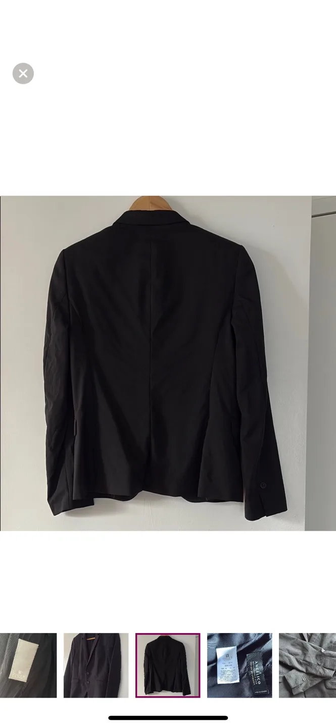 Tiger of Sweden Black Blazer Size 38 image indicator(4)
