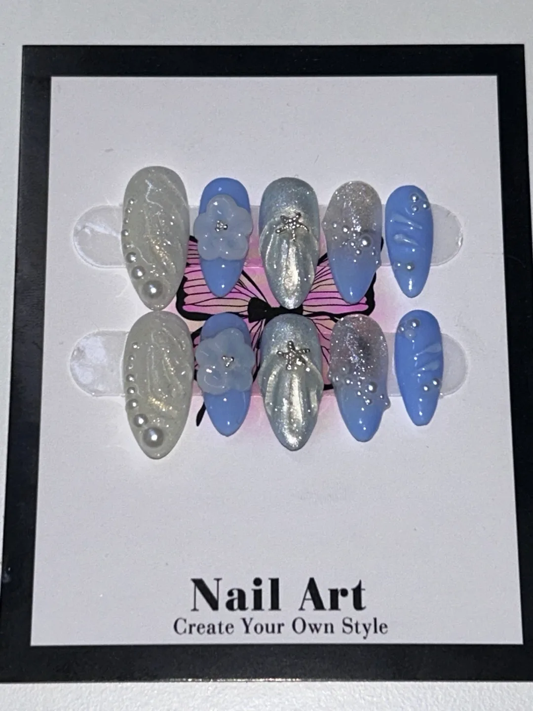 Cheap☺️Custom press on nails tips thumbnail