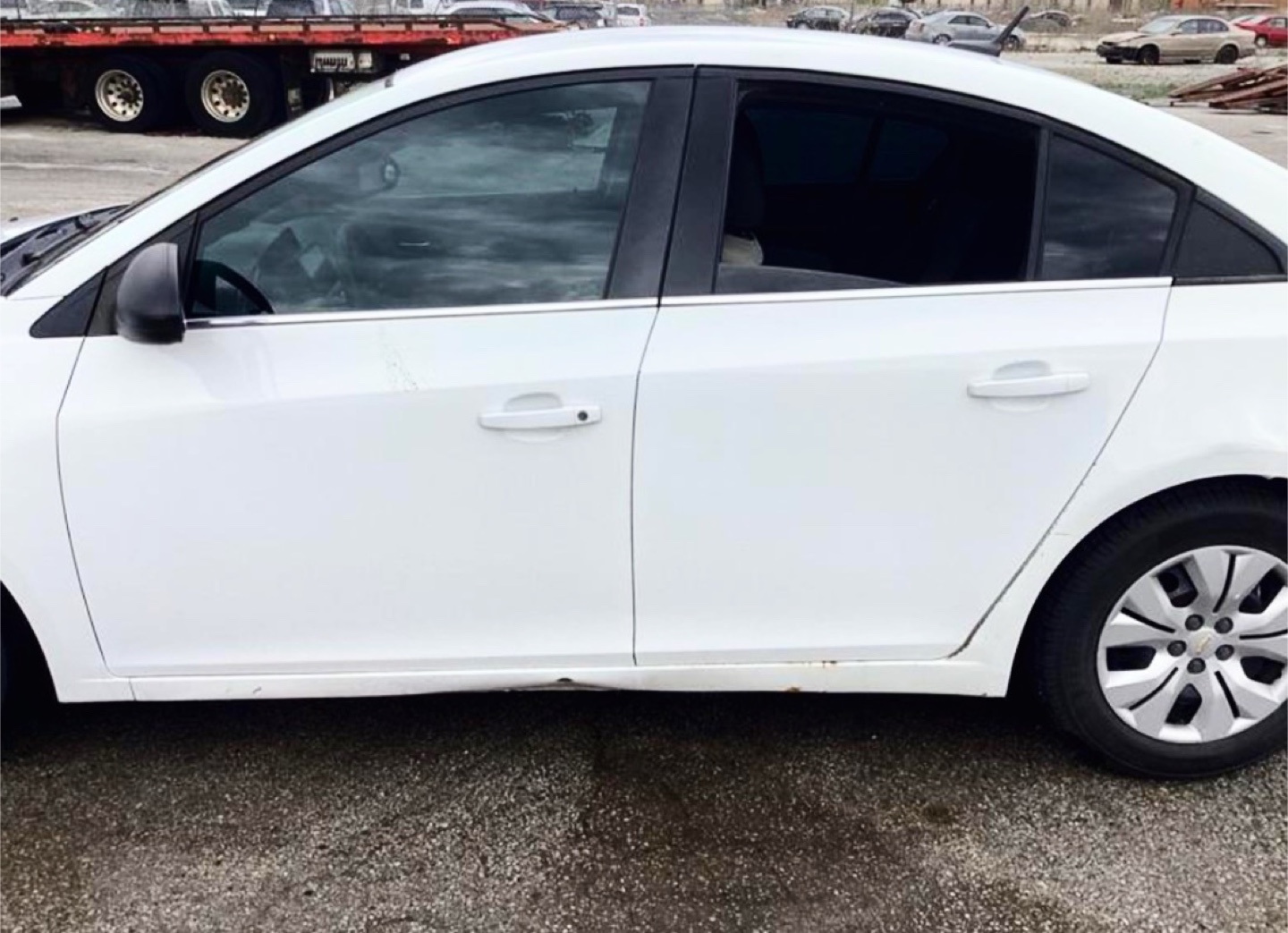 133k miles - 2012 Chevrolet Cruze - White Sedan - Used - photo 3