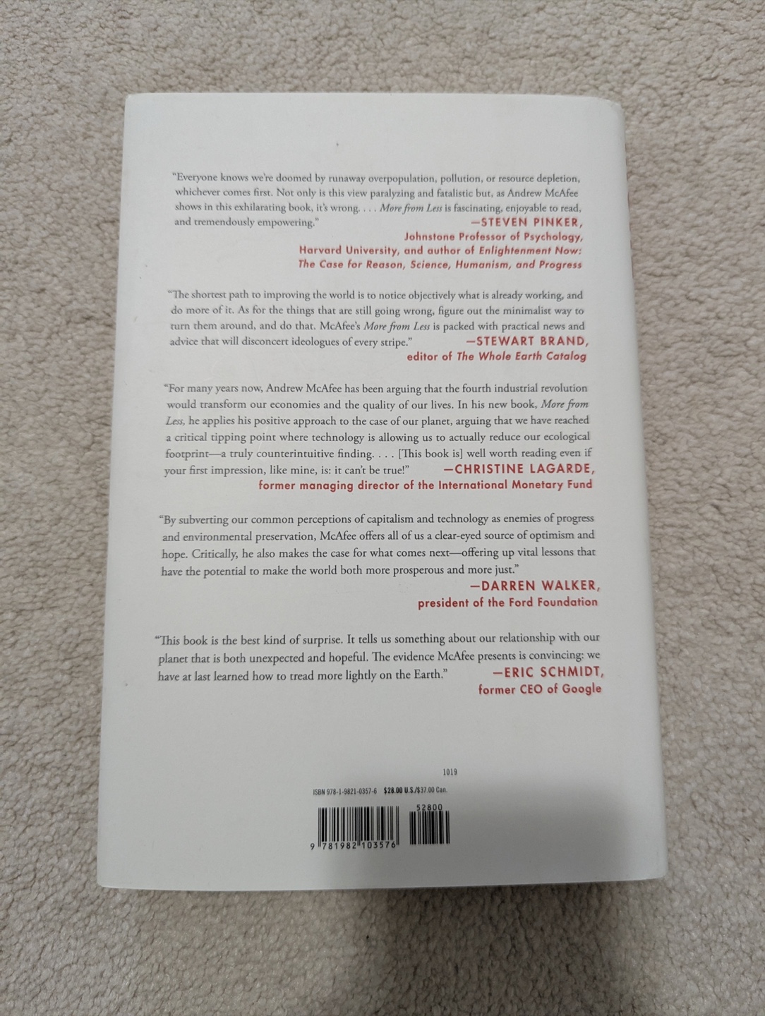 More From Less by Andrew McAfee - Hardcover - photo 2
