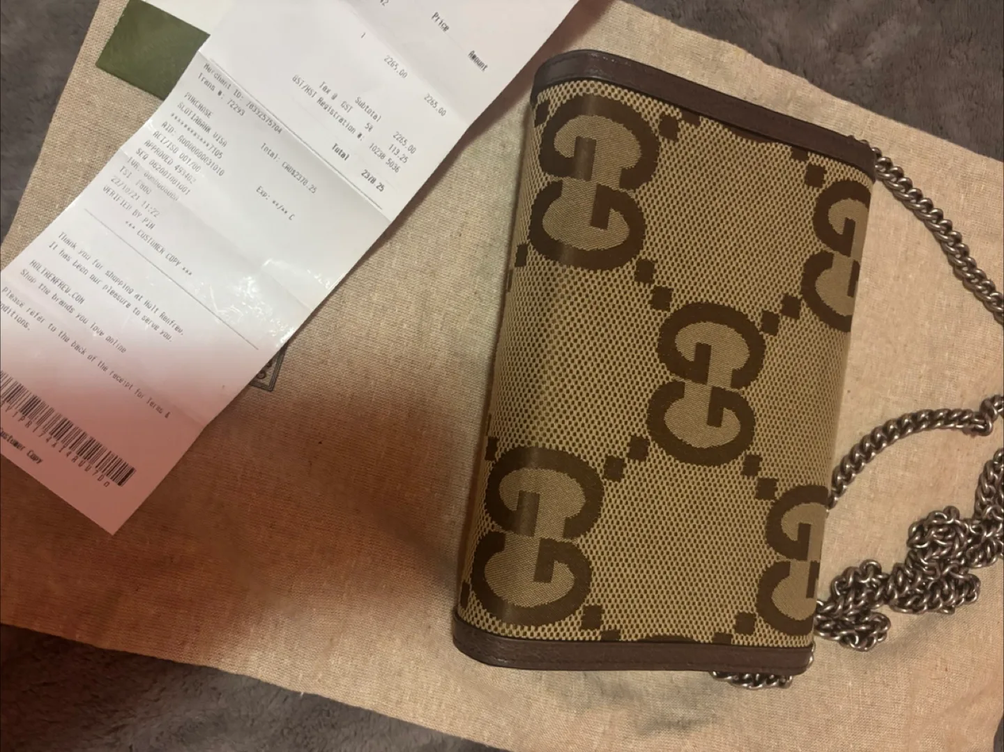 Gucci GG Marmont Matelassé Mini Chain Bag thumbnail