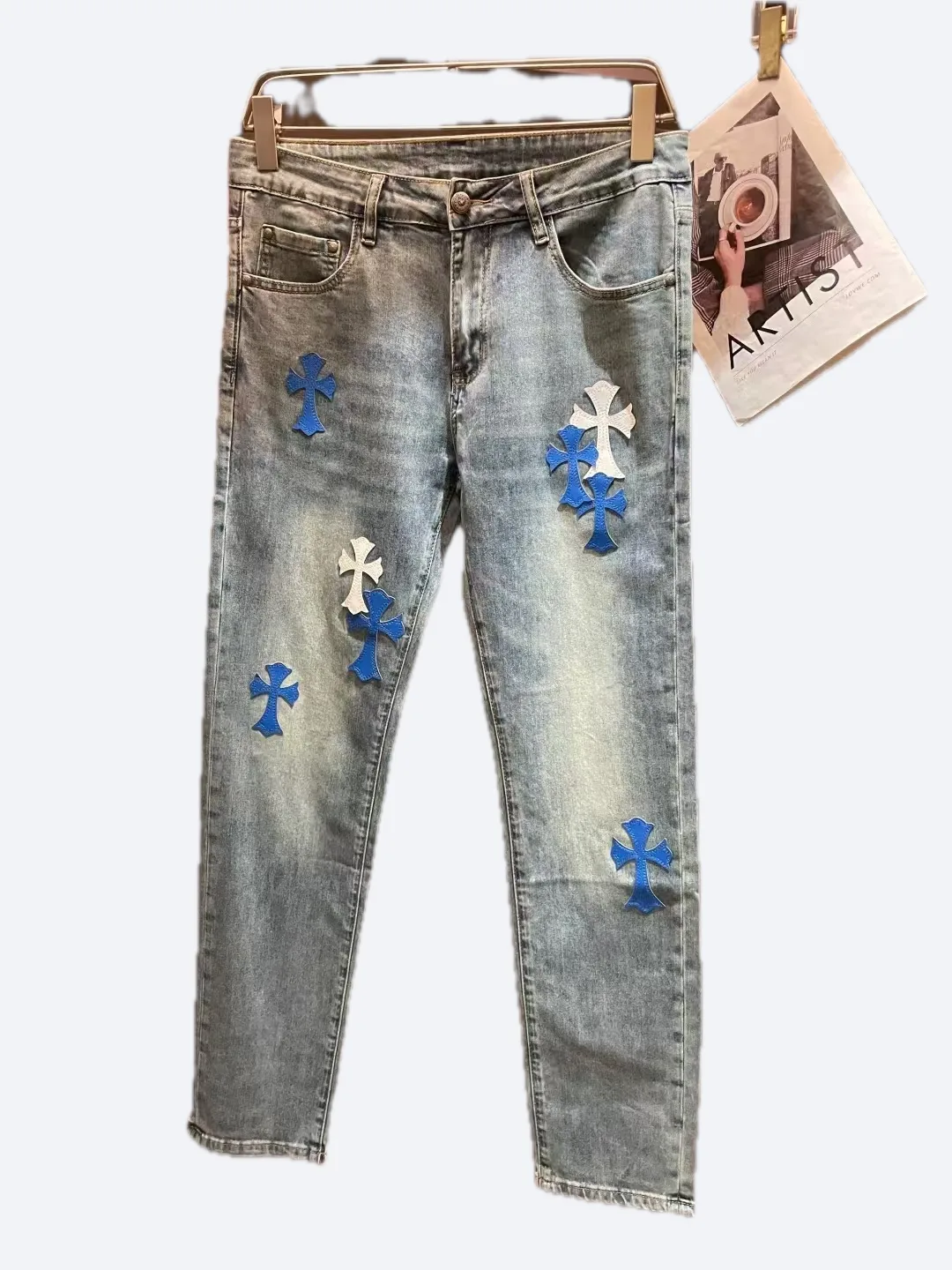 Chrome Hearts Patch Jeans thumbnail