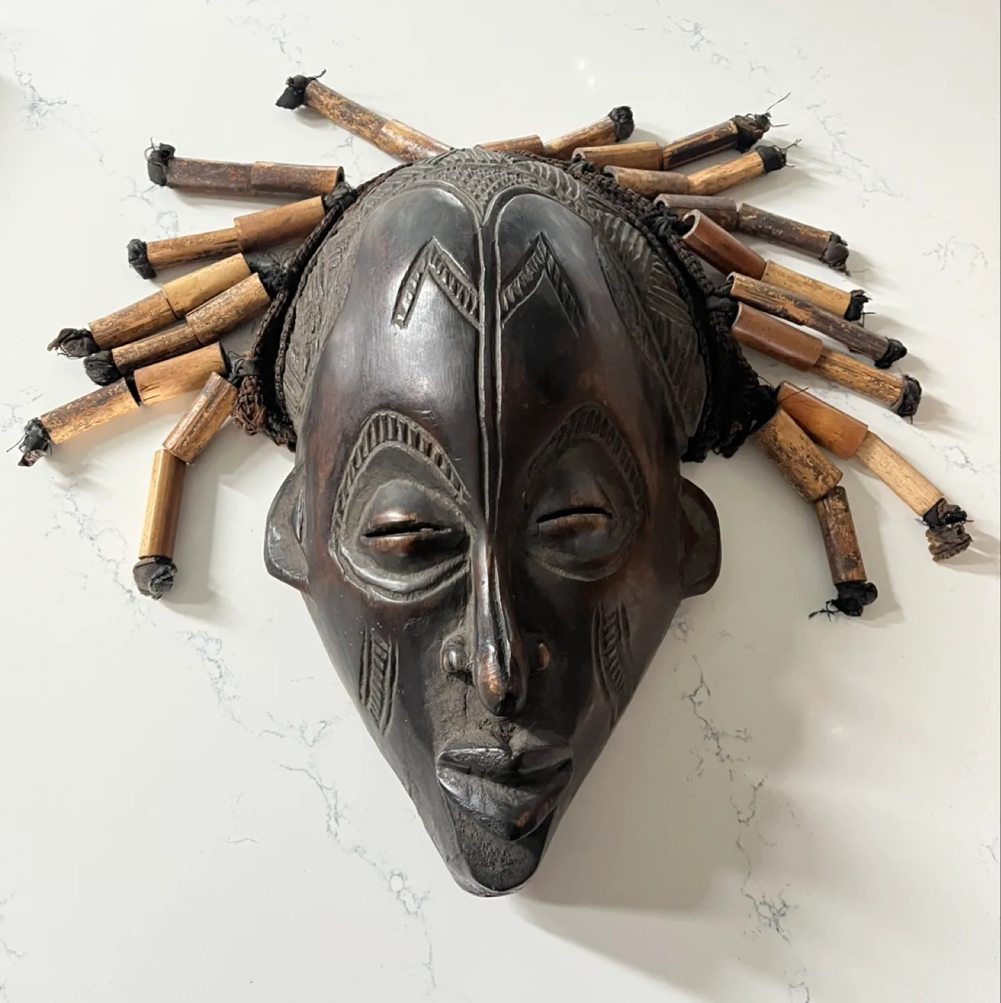 Wooden African Mask thumbnail