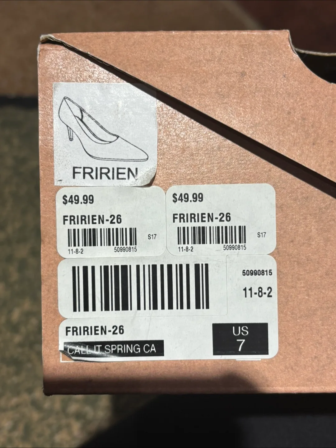 Call It Spring Fririen Black Glitter Heels - Size 7 image indicator(2)