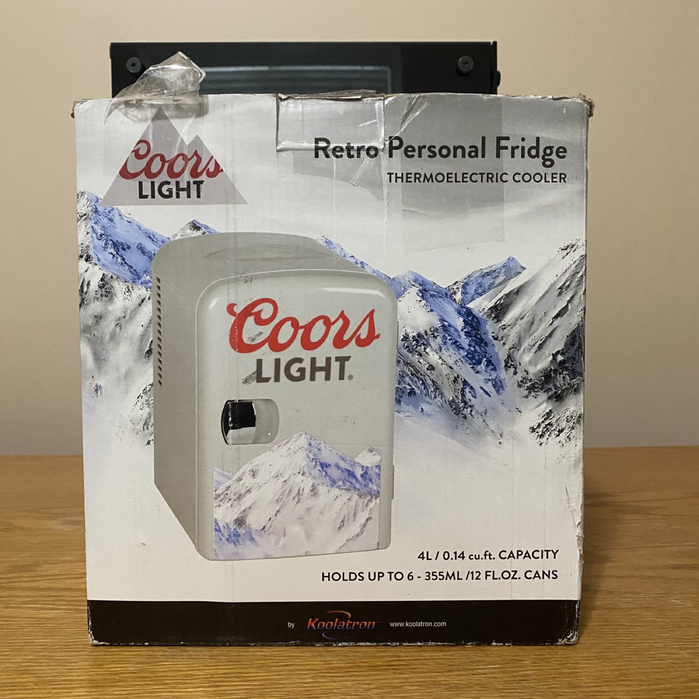 Coors Light Retro Personal Fridge - Thermoelectric Cooler - photo 5