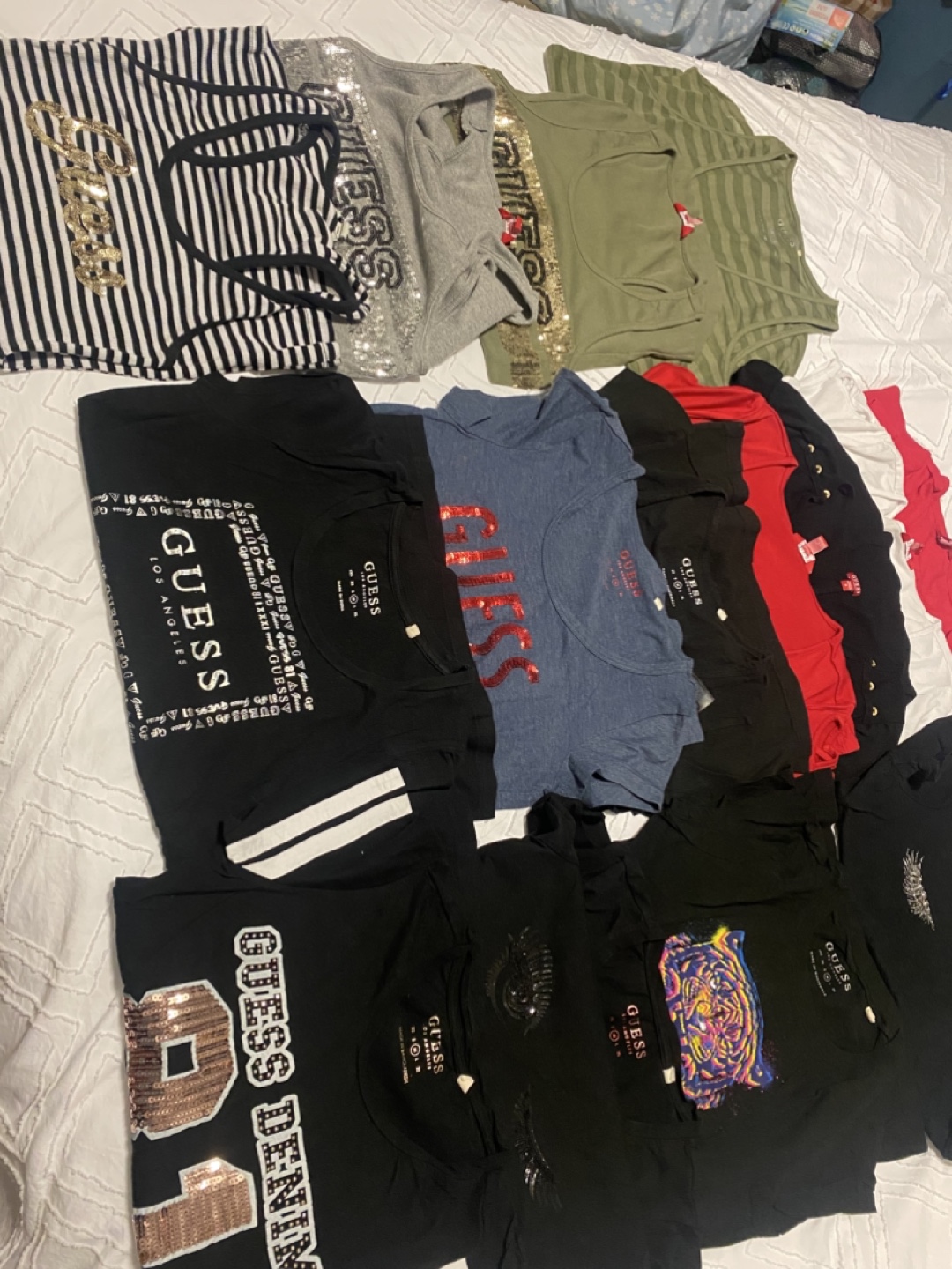 Bundle of Guess tops and tanks - photo 2