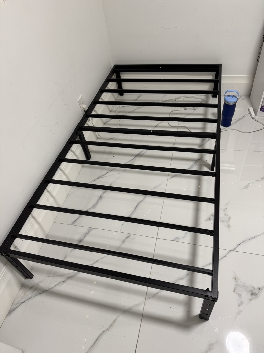 Black Metal Twin Bed Frame