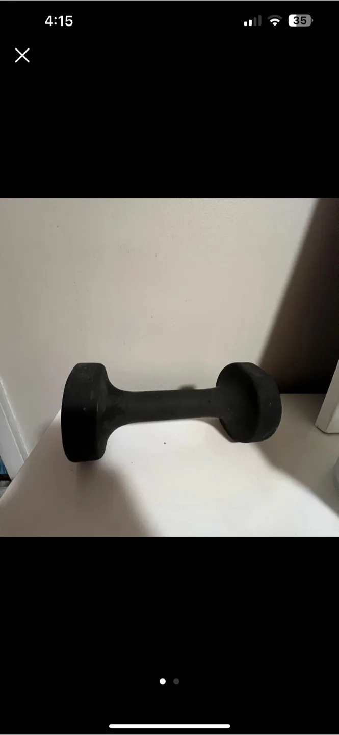 #freecycle 10lb Black Neoprene Dumbbell image indicator(2)