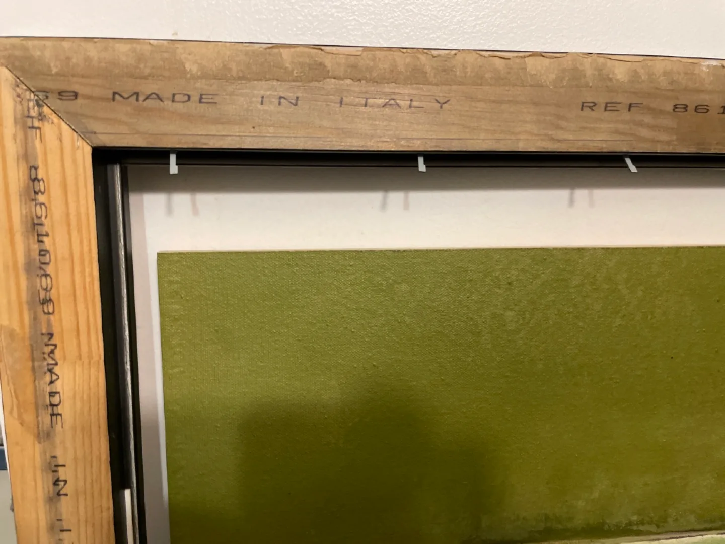 Heavy fabric paint on board & wood frame image indicator(2)