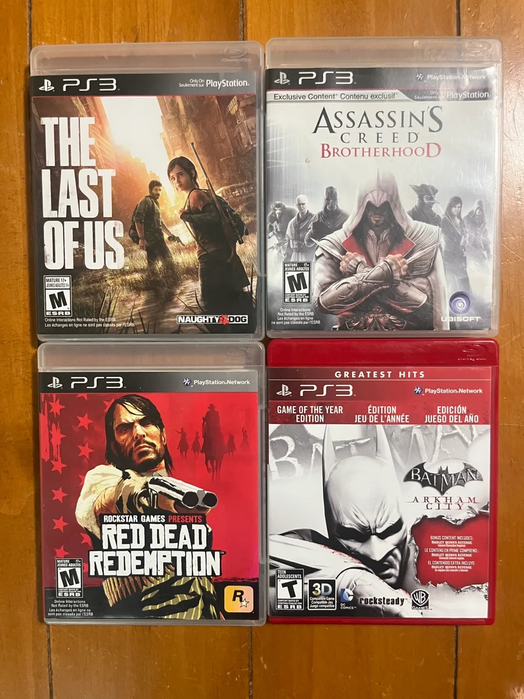 PS3 Games - The Last of Us, Assassin's Creed, Red Dead, Batman thumbnail