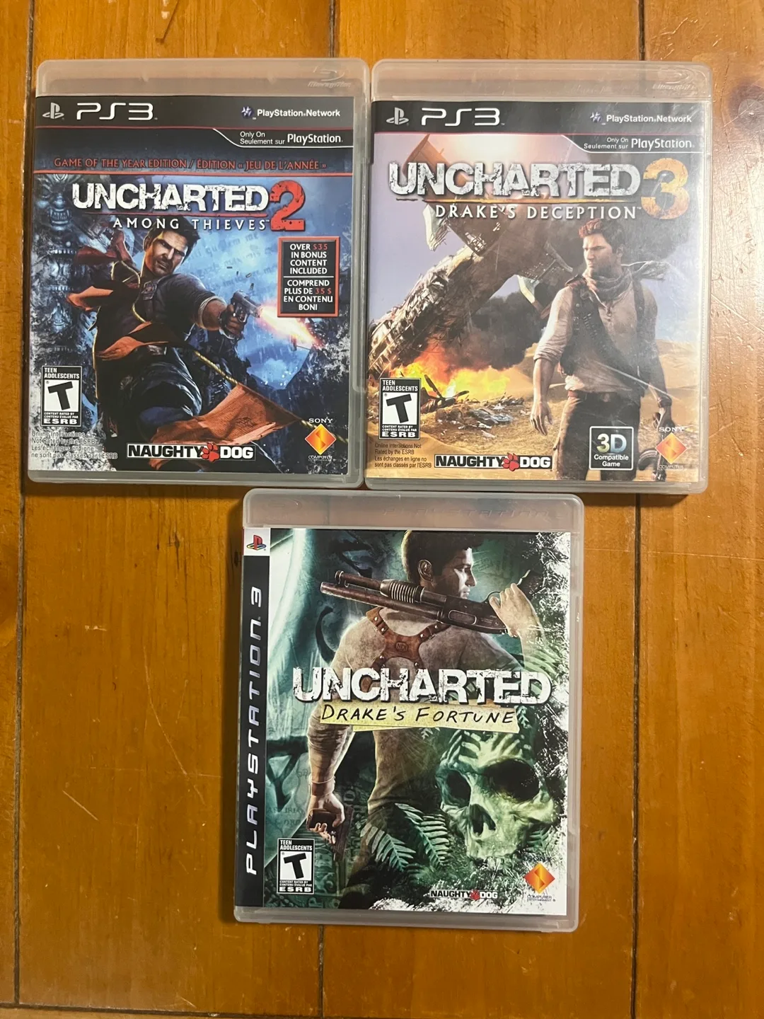 Uncharted Trilogy PS3 Games thumbnail