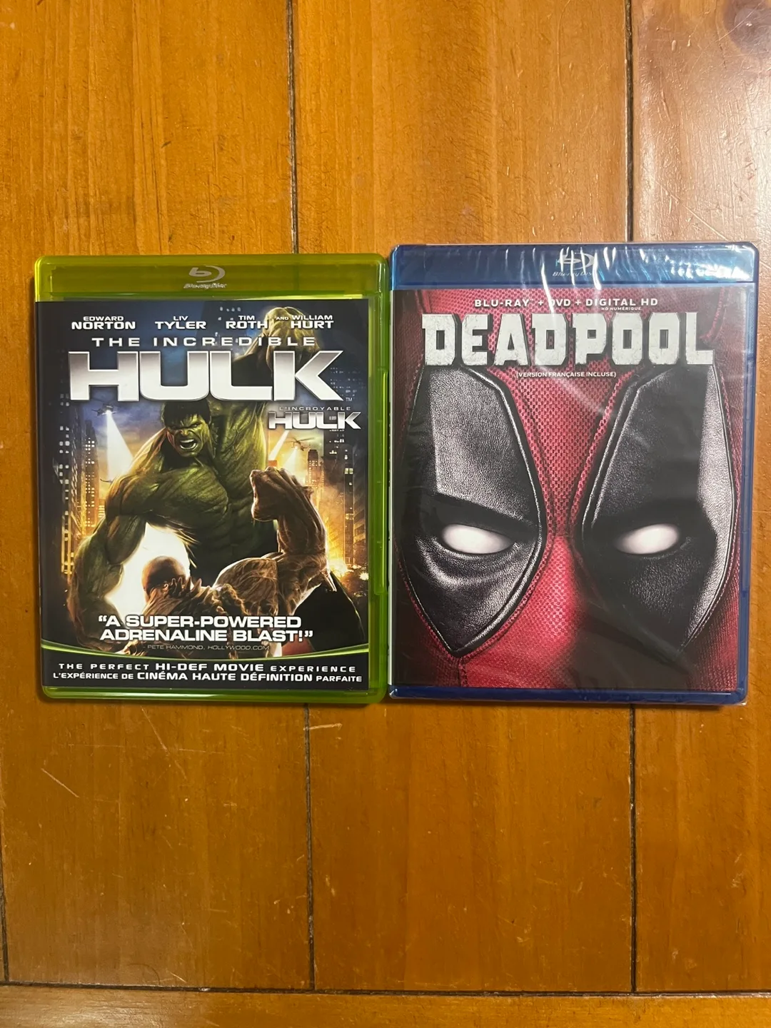 Blu-ray : The Incredible Hulk & Deadpool thumbnail