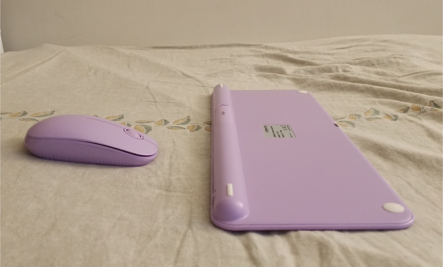 Lavender Wireless Keyboard and Mouse Combo - photo 3
