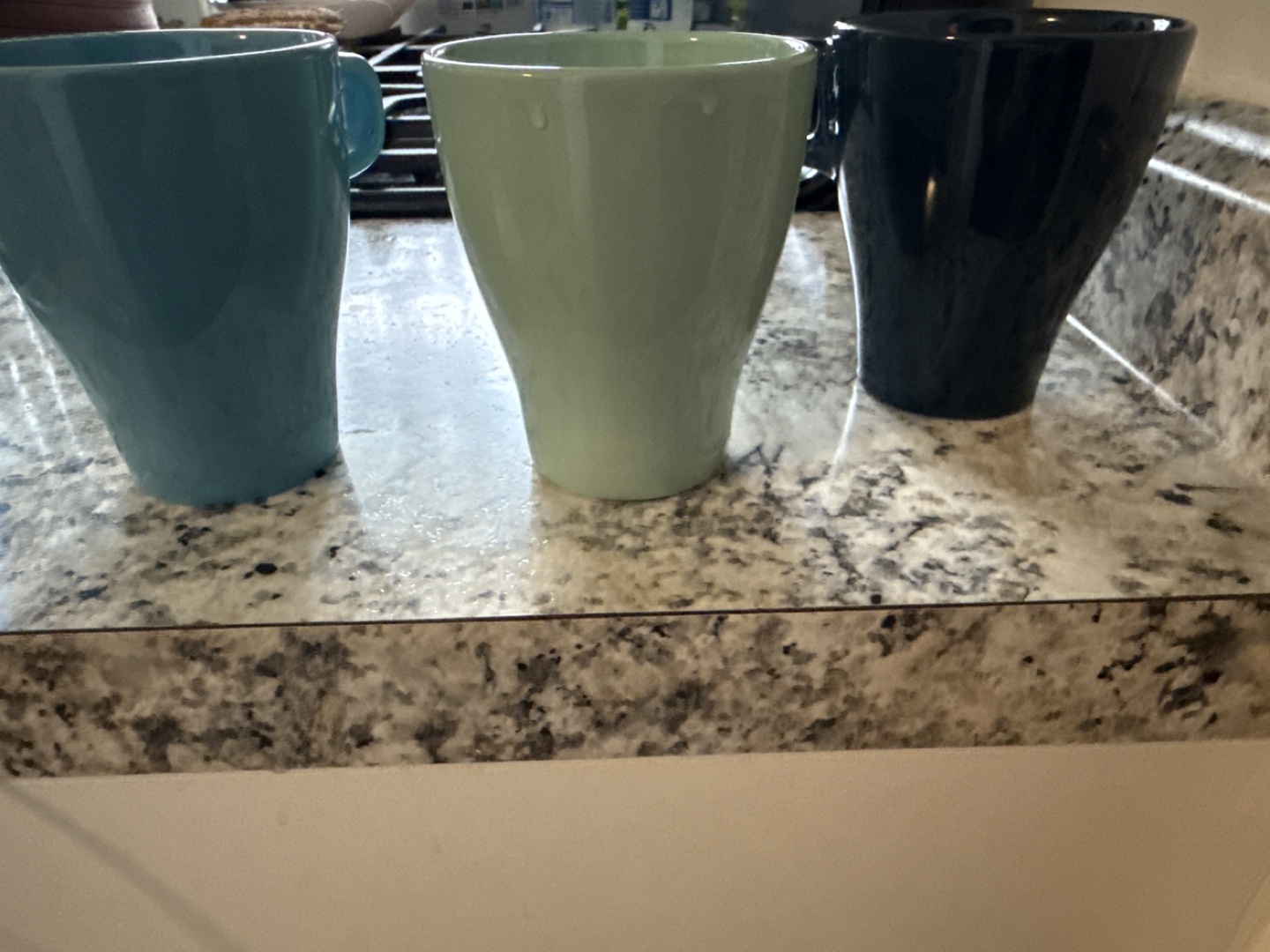Set of 3 Unique Color Mugs