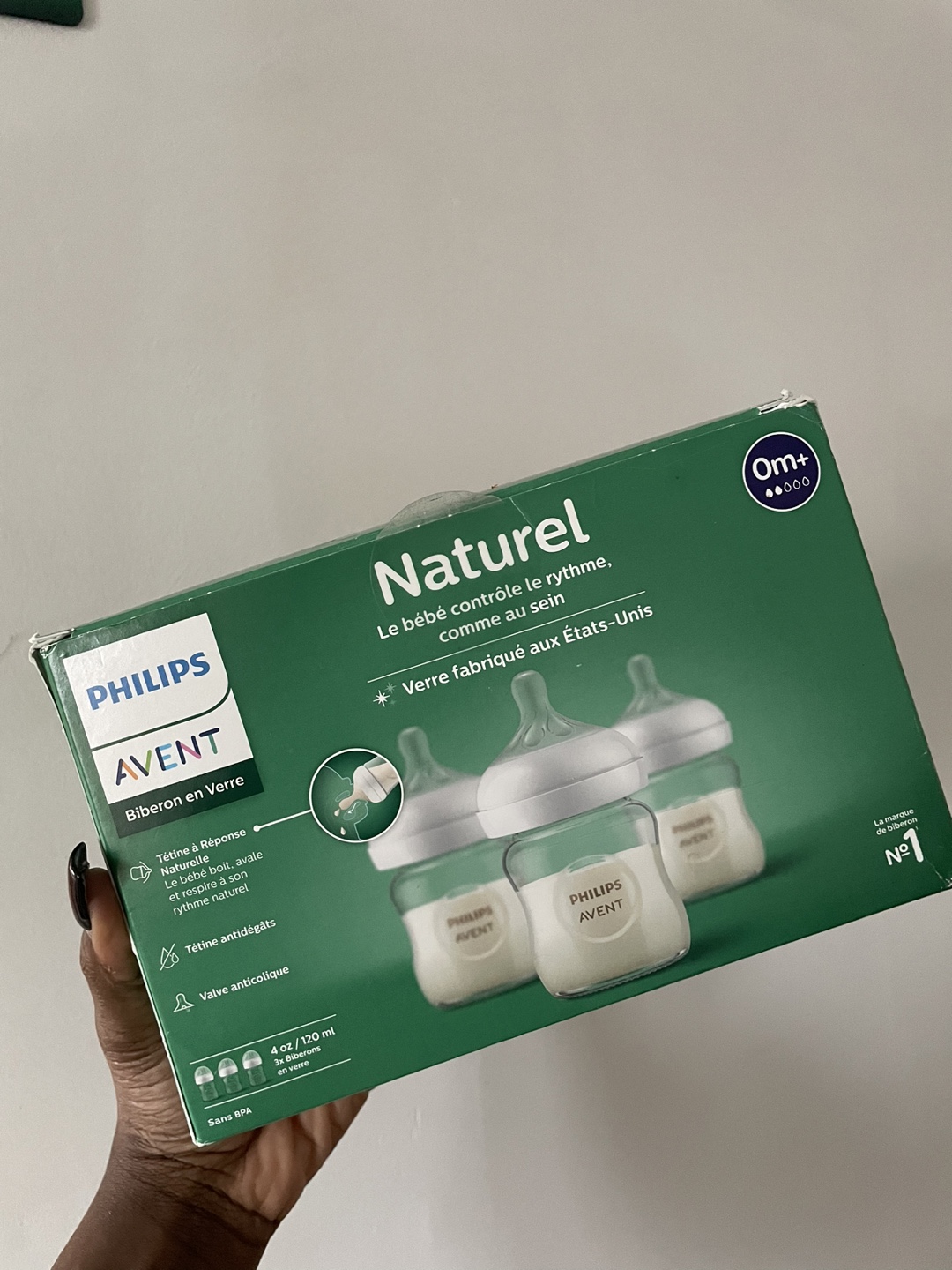 Philips Avent Natural Glass Baby Bottles (3-pack) - photo 4