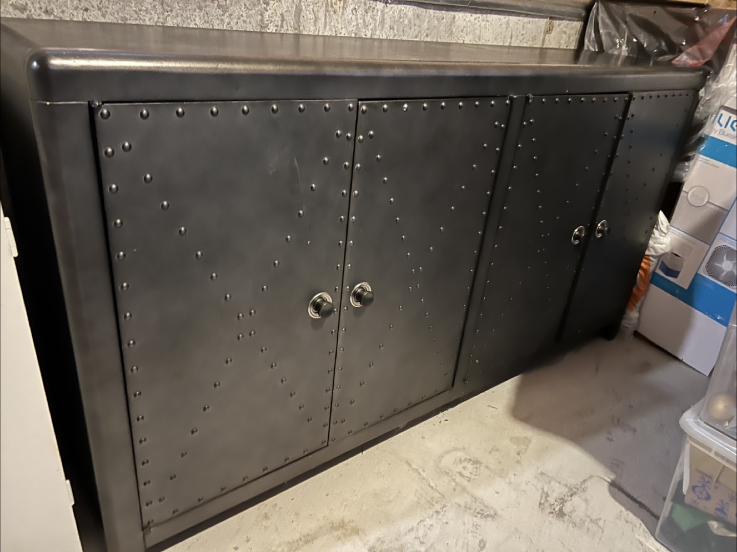ASHLEY 4 DOOR ACCENT WOODEN CABINET