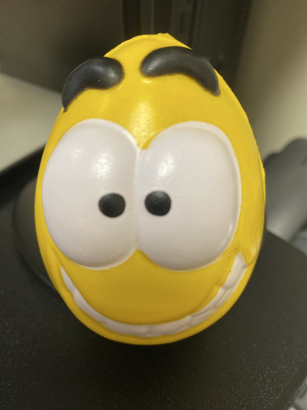 Yellow Smiley Face Stress Ball  #freecycle