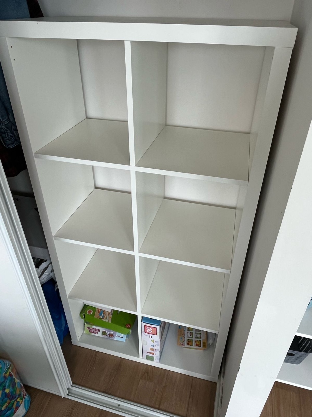 IKEA Kallax White Cube Storage Shelf