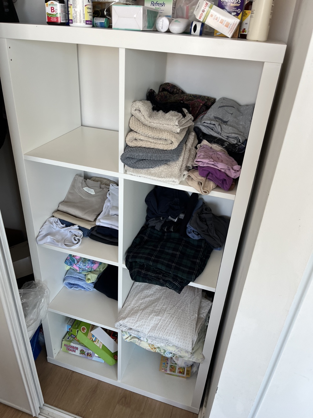 IKEA Kallax White Cube Storage Shelf - photo 2