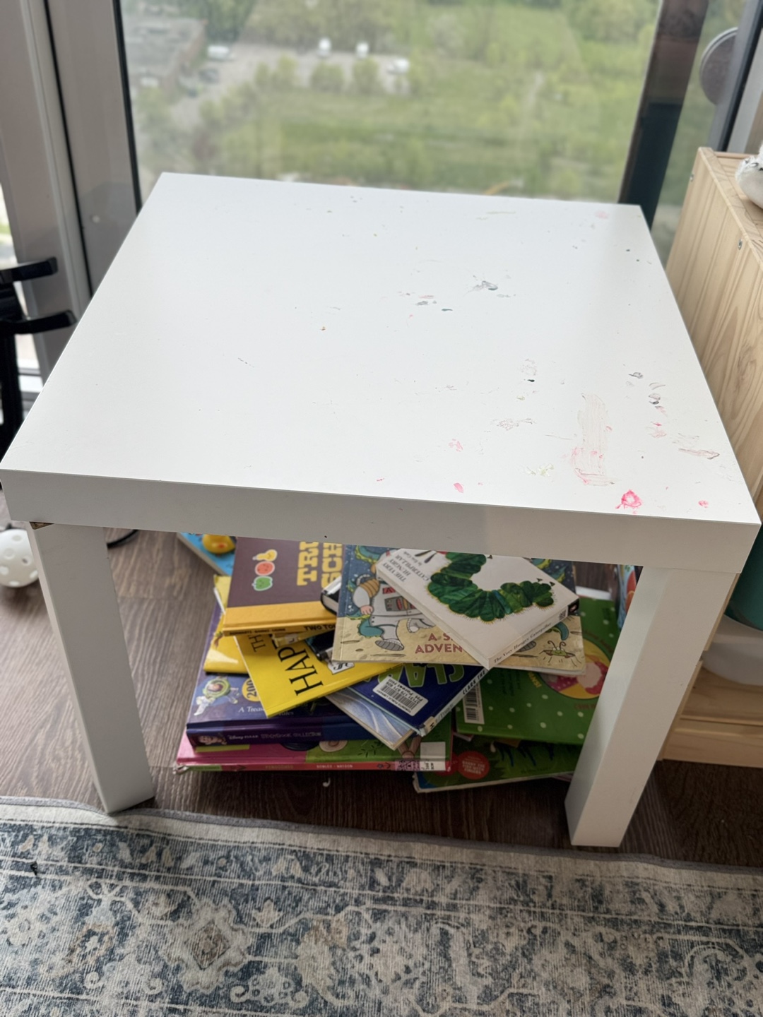 White Square Children's Table