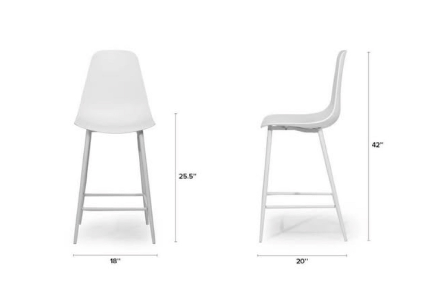 Pair of Article Counter Stools - photo 2