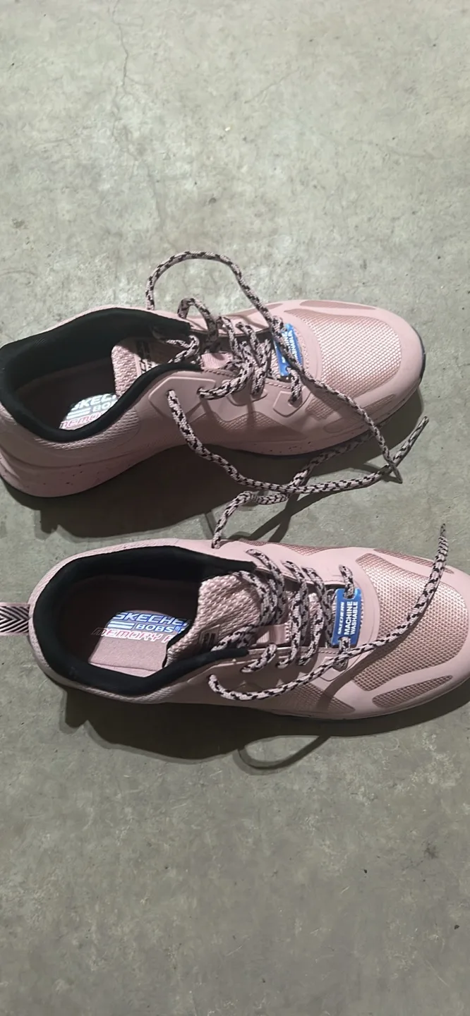 Skechers Bobs Women's Pink Machine Washable Sneakers thumbnail