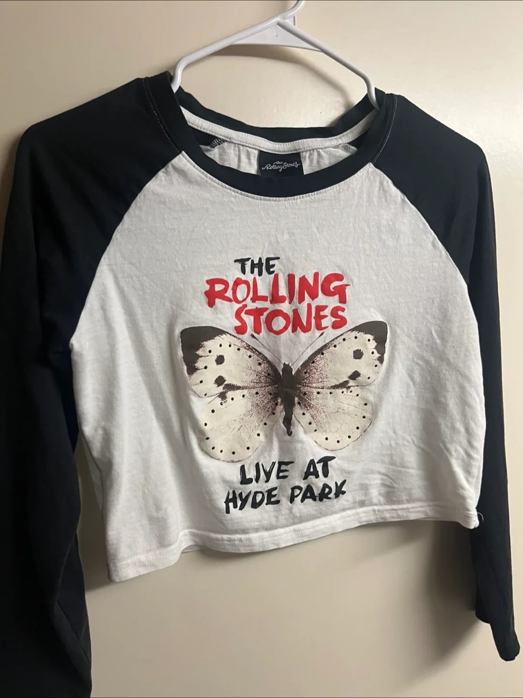 The Rolling Stones Live at Hyde Park Cropped Long Sleeve thumbnail