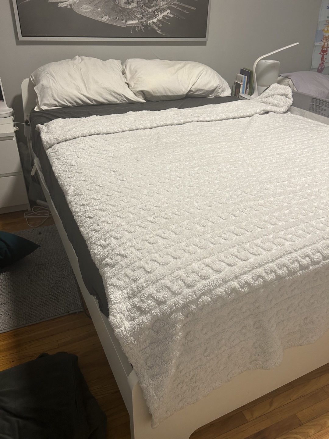 IKEA MALM Bed Frame & mattress. 2 IKEA MALM Night Side - photo 3