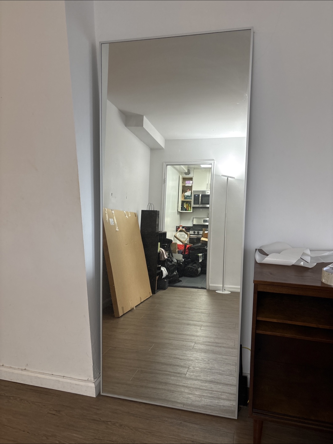 Full Length Mirror with Silver Frame - photo 3