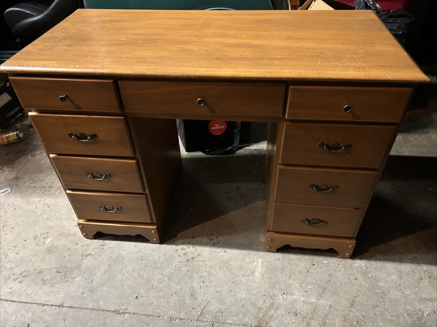 Vintage Solid Wood Children’s Desk
