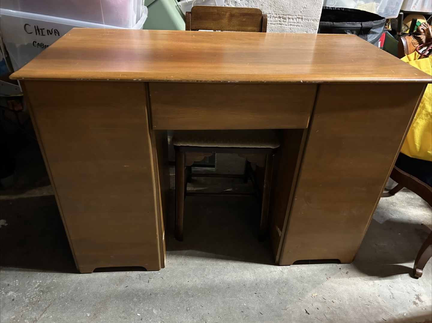 Vintage Solid Wood Children’s Desk - photo 2