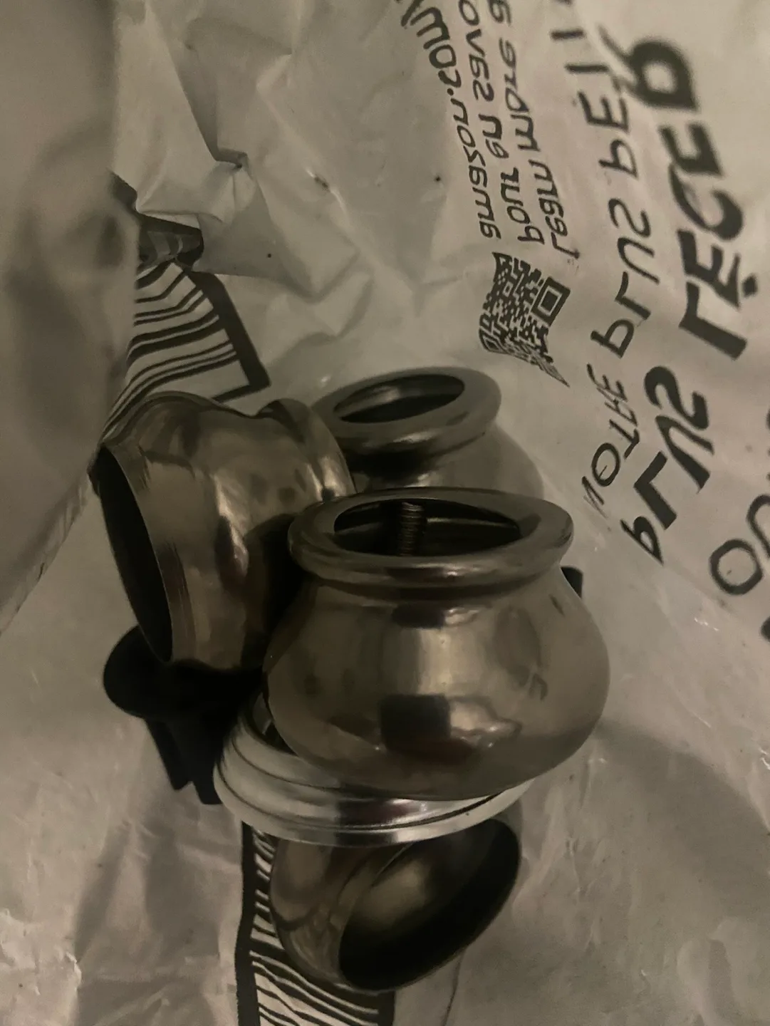 2 Metal Curtain Rods with hardware image indicator(2)