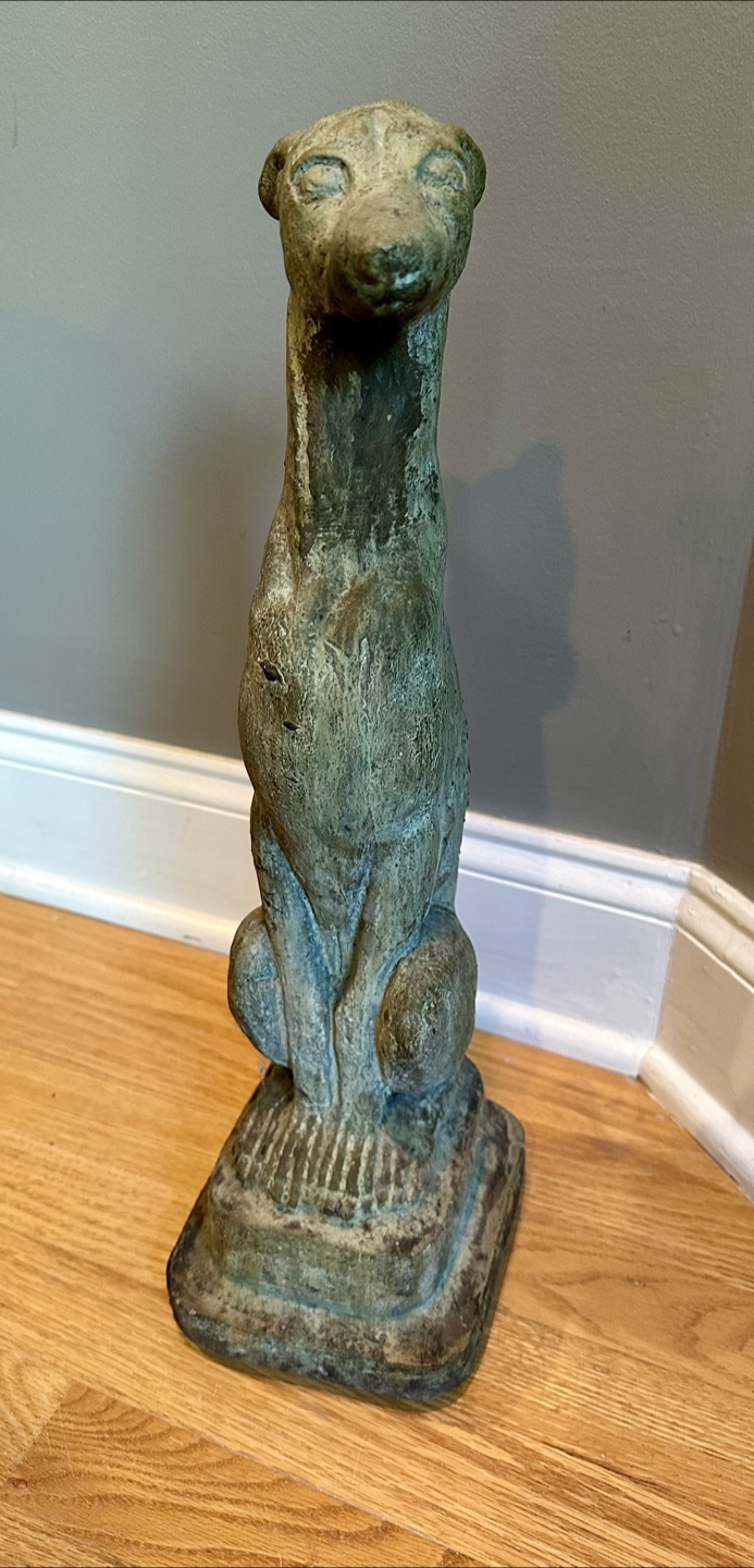 Stone Greyhound Statue