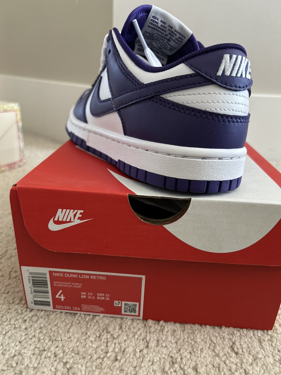 Nike Dunk Low Retro Men’s Shoes Size 4 - Women 5.5 - photo 2