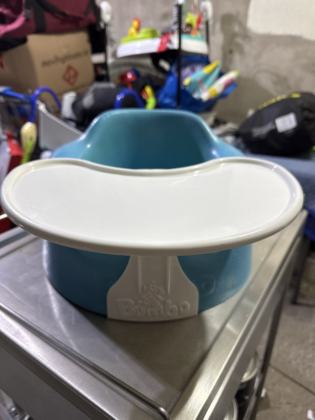Bumbo Baby Seat with Tray - Teal