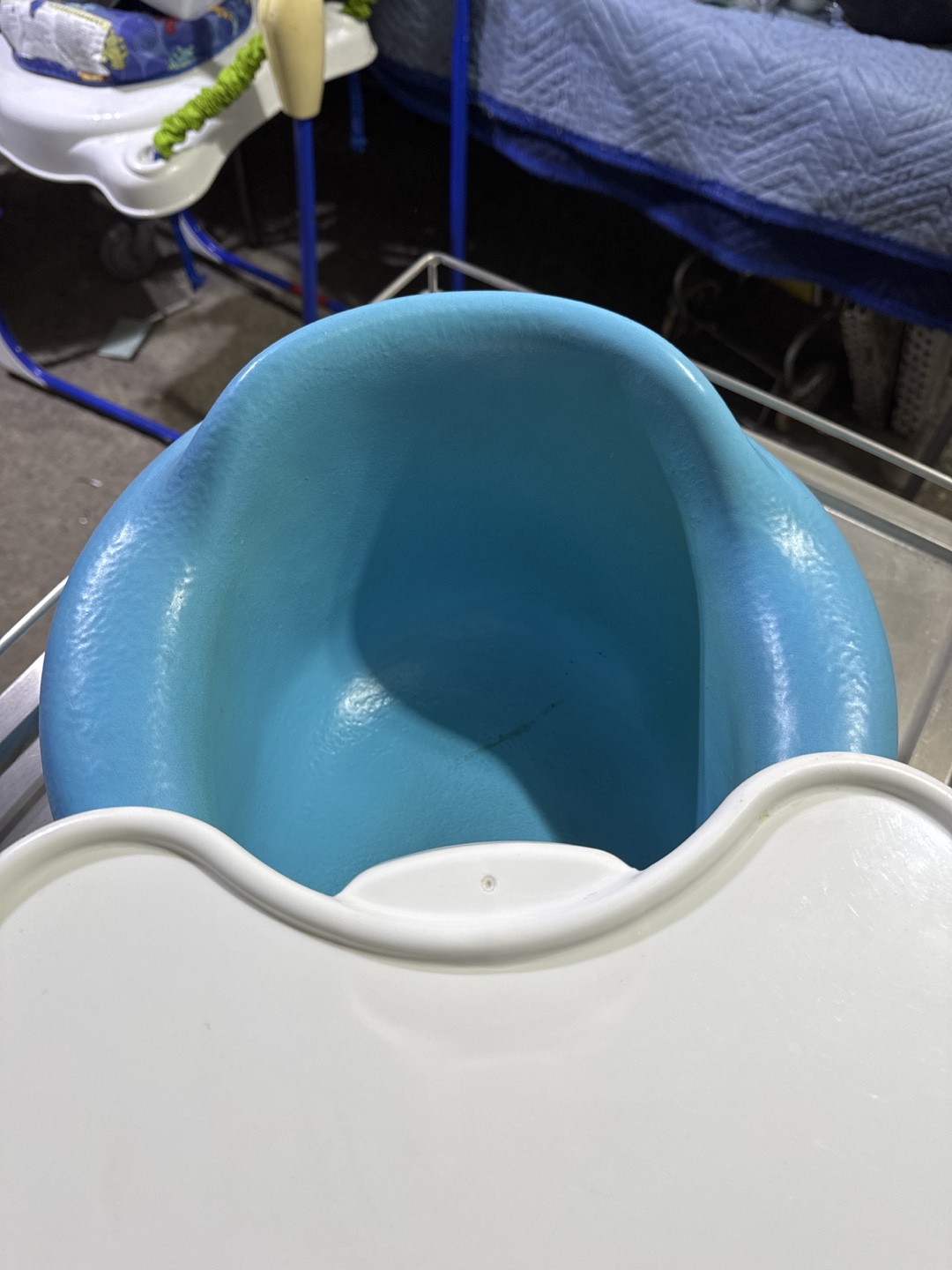 Bumbo Baby Seat with Tray - Teal - photo 2