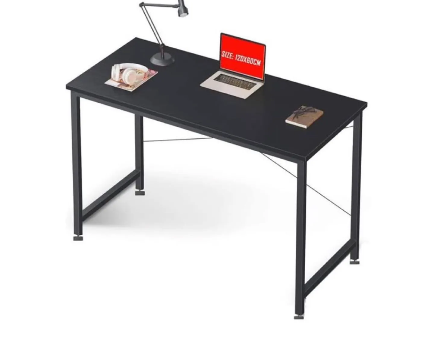 Black Computer Desk - 39”x 24" image indicator(2)