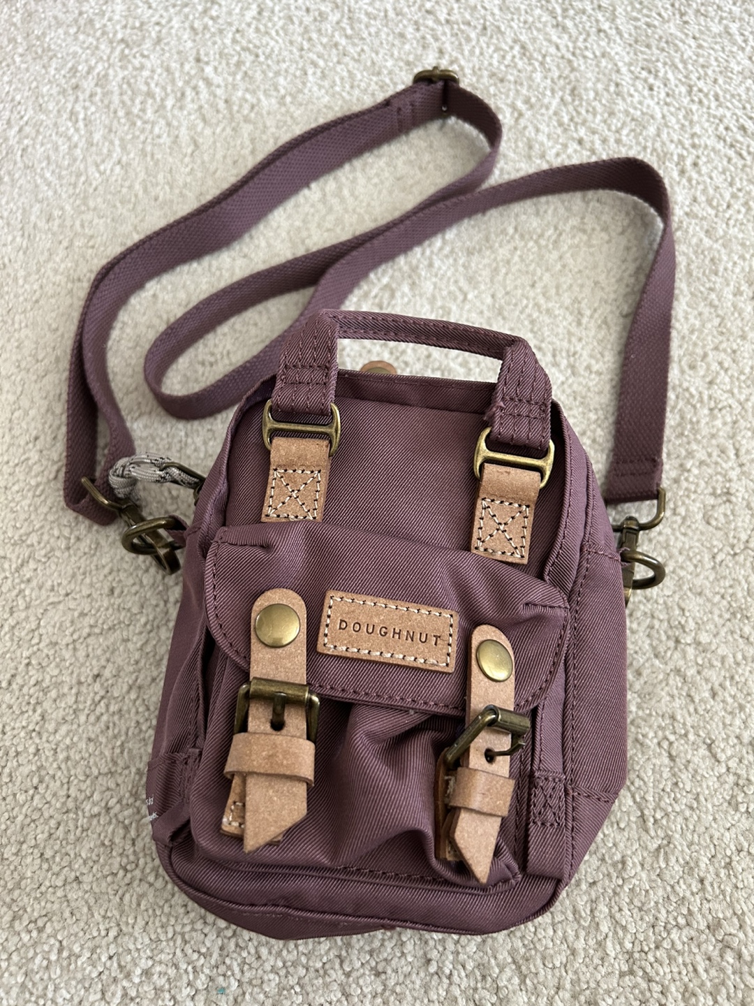 Mini Doughnut Backpack - Purple