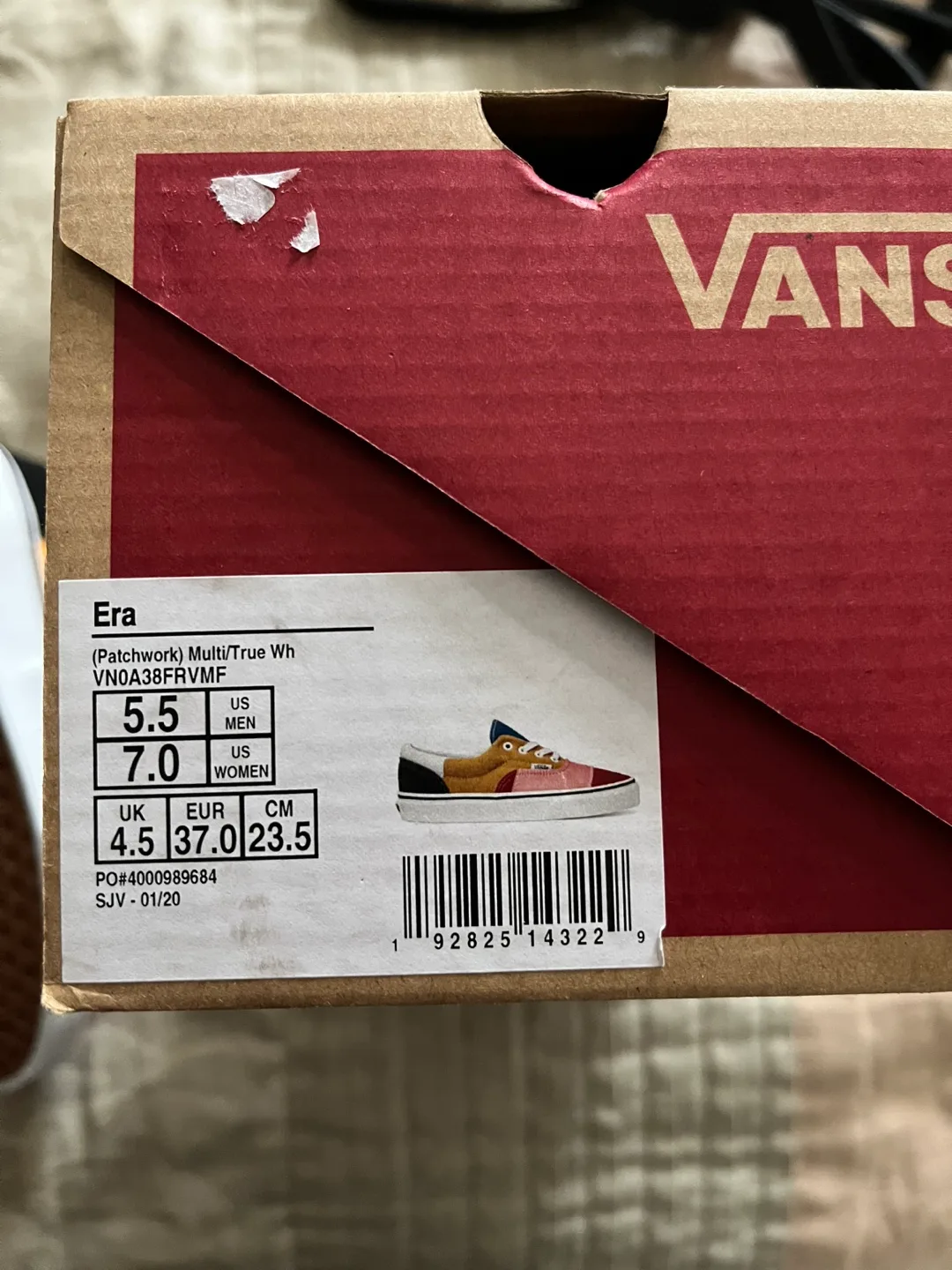 Vans Era Patchwork VN0A38FRVMF NEW (5.5 Men, 7.0 Women) image indicator(4)