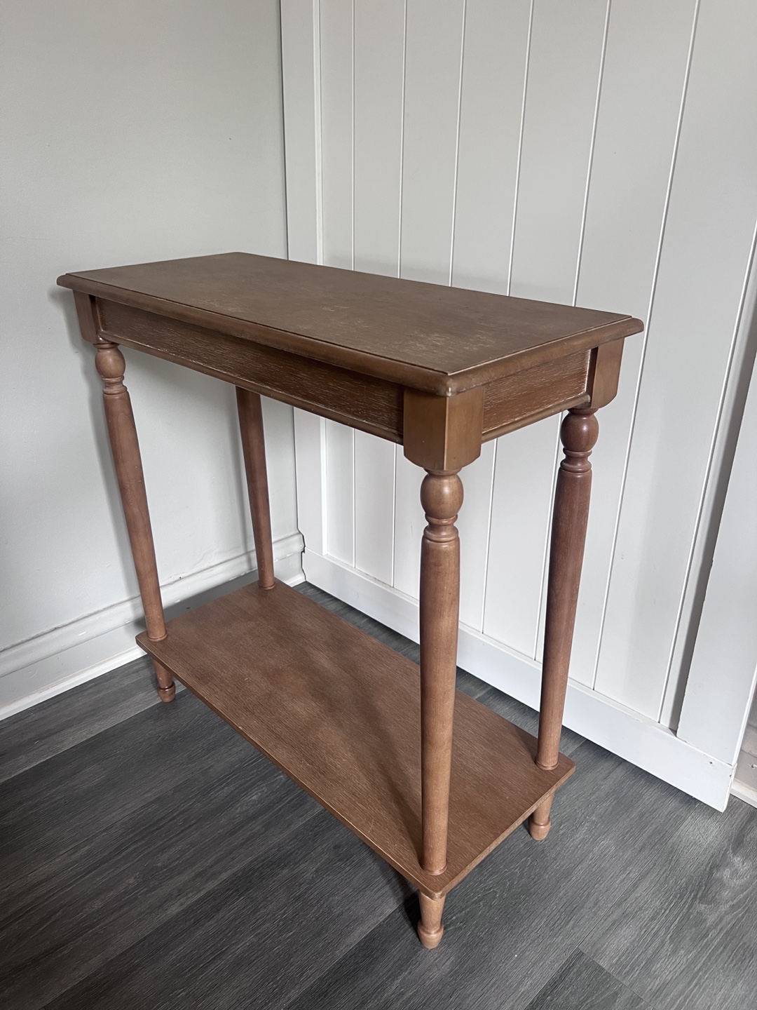 Wooden Console Table with Shelf - photo 4