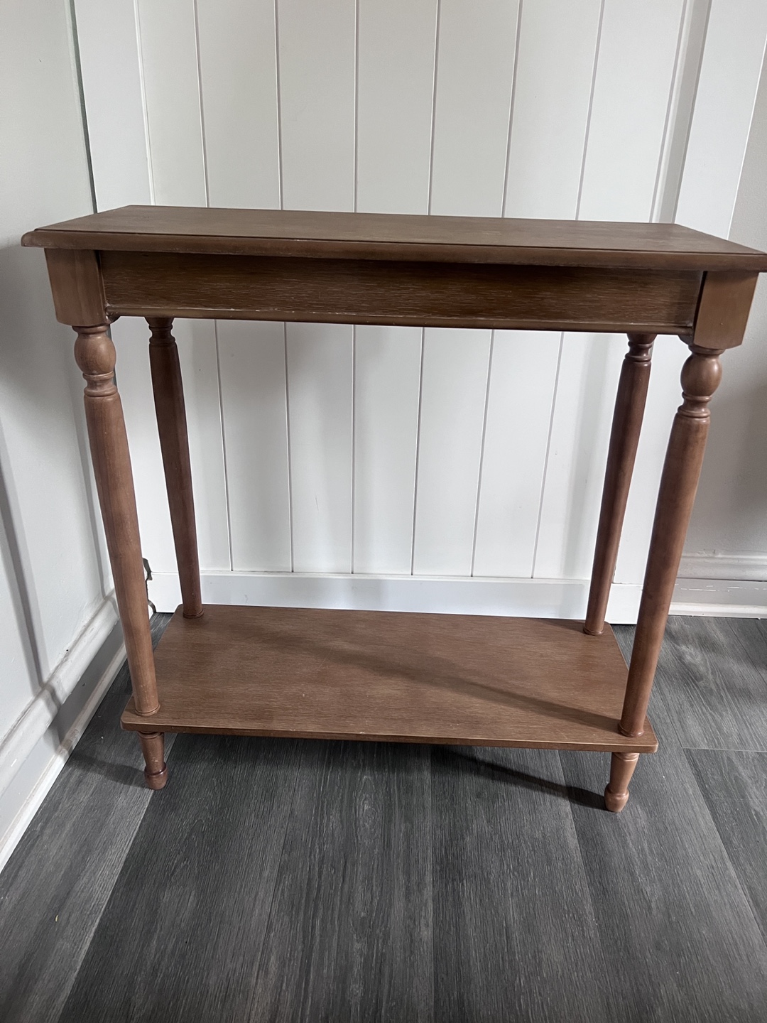 Wooden Console Table with Shelf