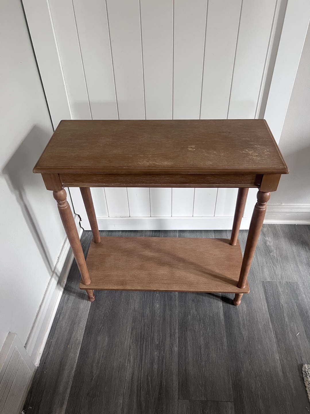 Wooden Console Table with Shelf - photo 3