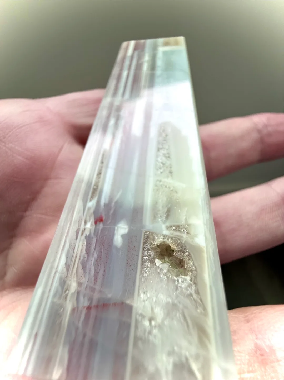 Set of Four Polished Banded Agate Towers image indicator(3)