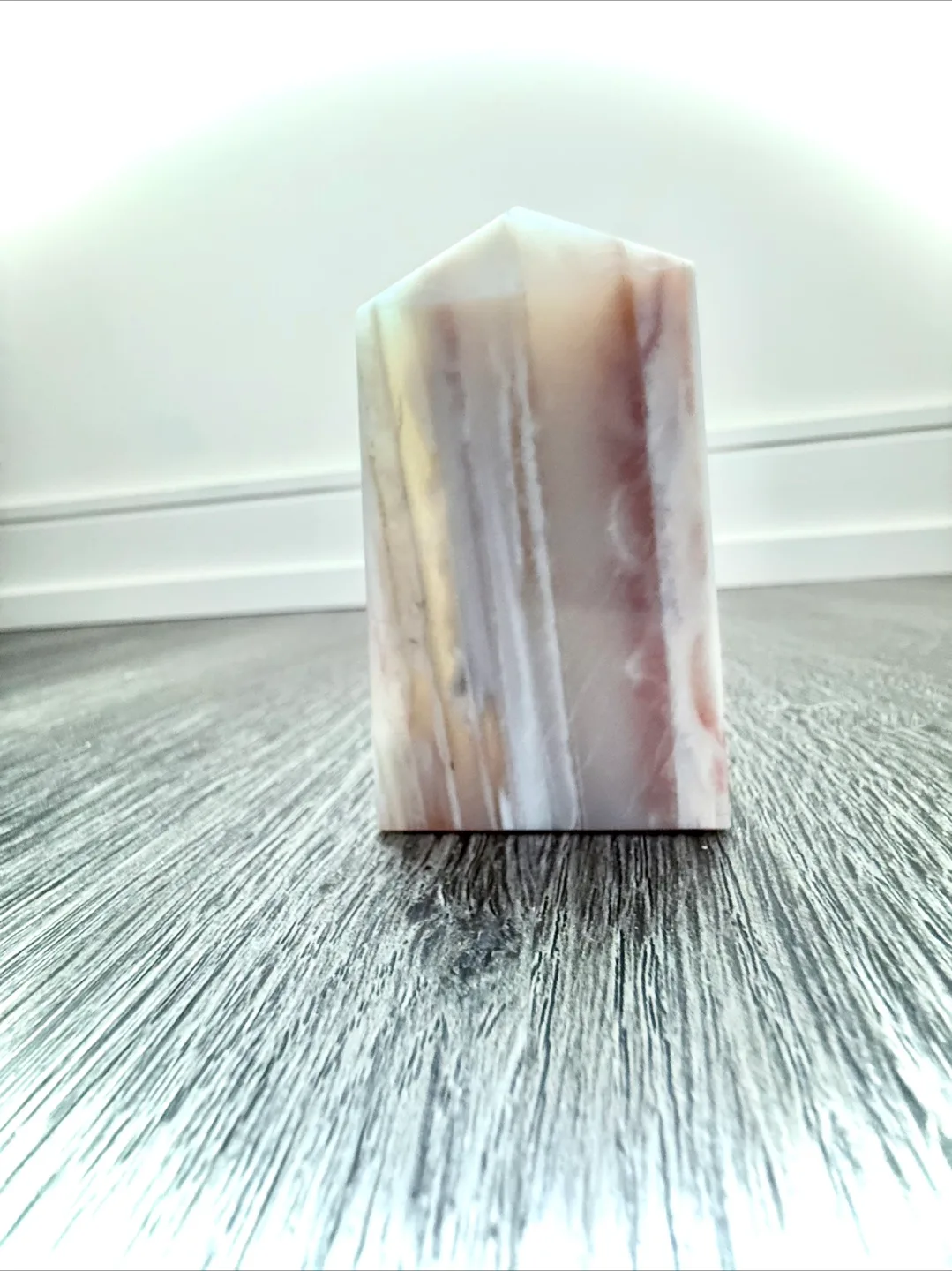 Set of Four Polished Banded Agate Towers image indicator(6)