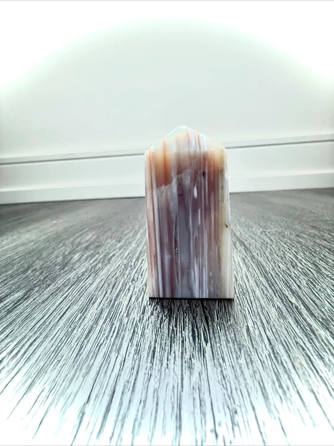 Set of Four Polished Banded Agate Towers image indicator(8)